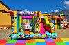 Giochi gonfiabili, scivoli gonfiabili, playground